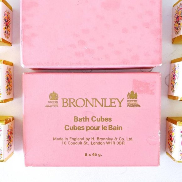 vintage floral bath cubes, box set - Picture 6 of 6